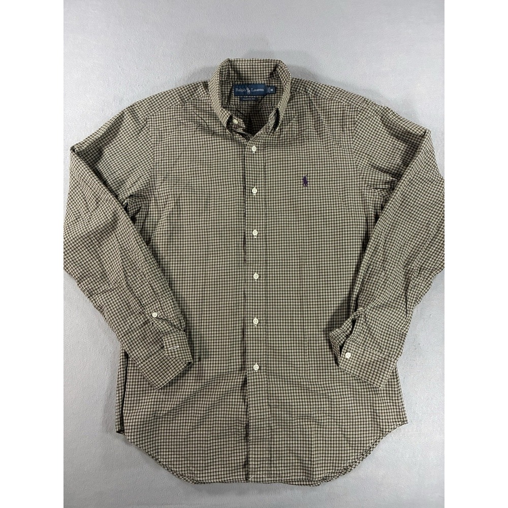 Polo Ralph Lauren button down shirt. Men's Size medium. Classic Fit. Earth Tones